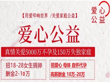 昭阳捐卵助孕生子 爱心志愿者招募